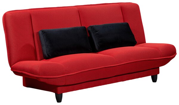 ROZKLÁDACÍ POHOVKA, textil, červená MID.YOU - Rozkládací pohovky, Online Only