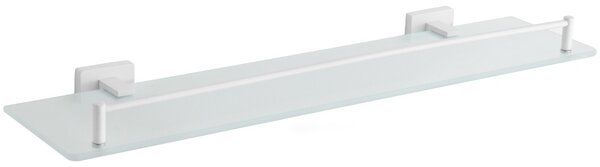 Mexen Arno koupelnová skleněná polička, bílá, 7020737-20