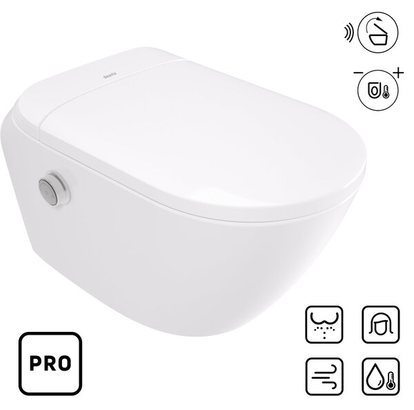 Deante Silia bidetové wc s ovládacím kolečkem závěsné Bez oplachového kruhu bílá CSID6ZPW