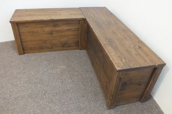 Truhlářství David Truhla z masivu Barva: 00-přírodní olej, Šířka: 100 cm, Madlo: provazové