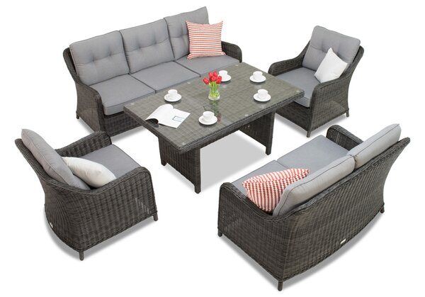 Zahradní set Technorattan Toledo Apetito 7 antracitovým Garden Point