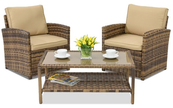 Zahradní nábytek Monaco Terrace Garden Point hnědý