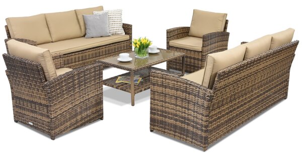 Zahradní nábytek Monaco Coffee 8 Garden Point hnědý