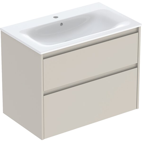 Geberit Selnova Square umyvadla se skříňkou 80 cm 504.139.DB.1
