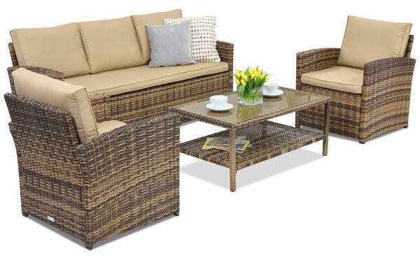 Zahradní nábytek Monaco Coffee 5 Garden Point hnědý