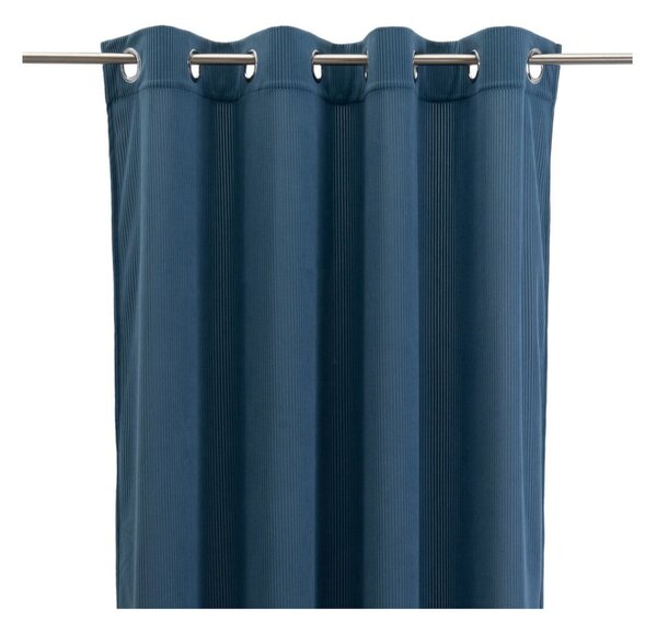 Modrý manšestrový závěs 140x260 cm Merely – Casa Selección