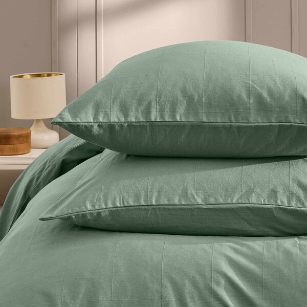 Zelené povlečení na dvoulůžko/prodloužené 240x220 cm Linella – douceur d'intérieur