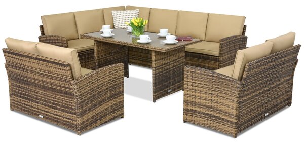 Zahradní nábytek Monaco Comida 9 Garden Point hnědý