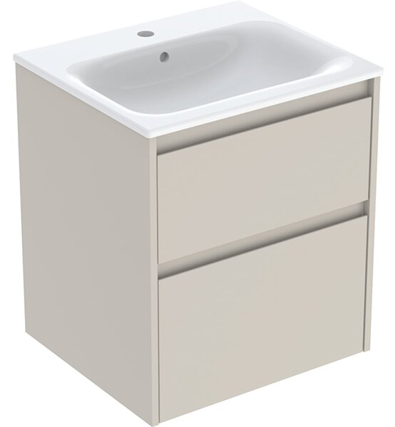 Geberit Selnova Square umyvadla se skříňkou 55 cm 504.137.DB.1