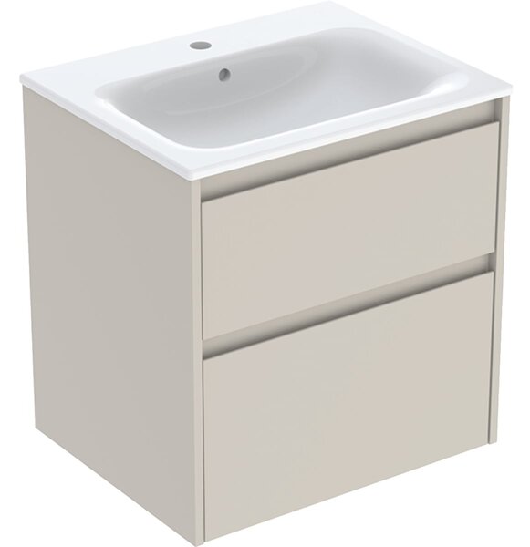 Geberit Selnova Square umyvadla se skříňkou 60 cm 504.138.DB.1