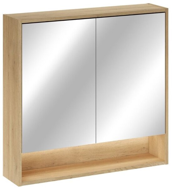 Comad Viola skříňka 80x19x77 cm se zrcadlem dub CREMONA UN 84-80-2D