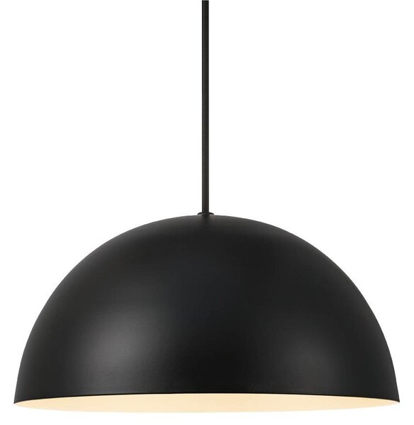 NORDLUX Závěsné moderní osvětlení ELLEN, 1xE27, 40W, 30cm, kulaté, černé 48563003