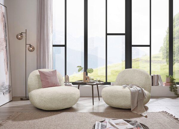 KŘESLO, textil, béžová MID.YOU - Online Only křesla & taburety, Online Only