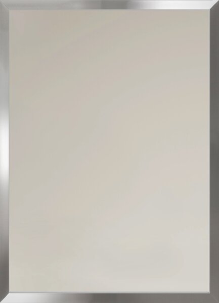 Ars Longa Linea zrcadlo 53x43 cm obdélníkový nikl LINEA4050-N