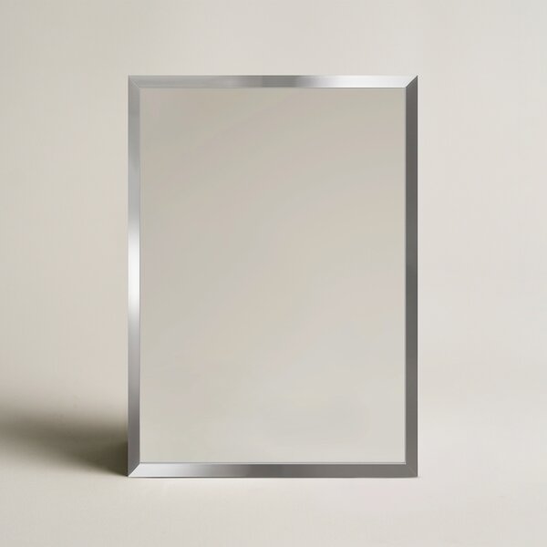 Ars Longa Linea zrcadlo 53x43 cm obdélníkový nikl LINEA4050-N