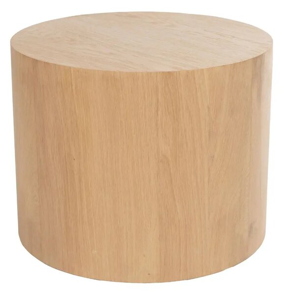 Zuiver Dubový odkládací stolek SILO ⌀45 cm