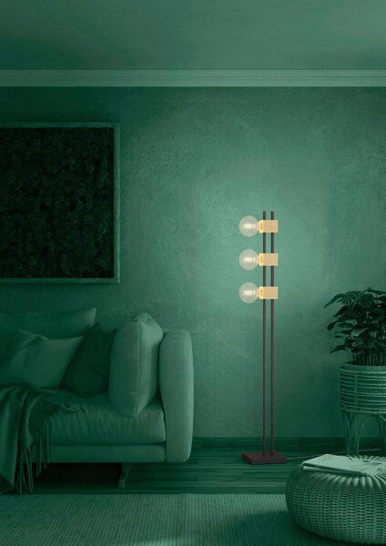 STOJACÍ LAMPA, 9,5/7,5/150,5 cm Eglo - Online Only svítidla, Online Only