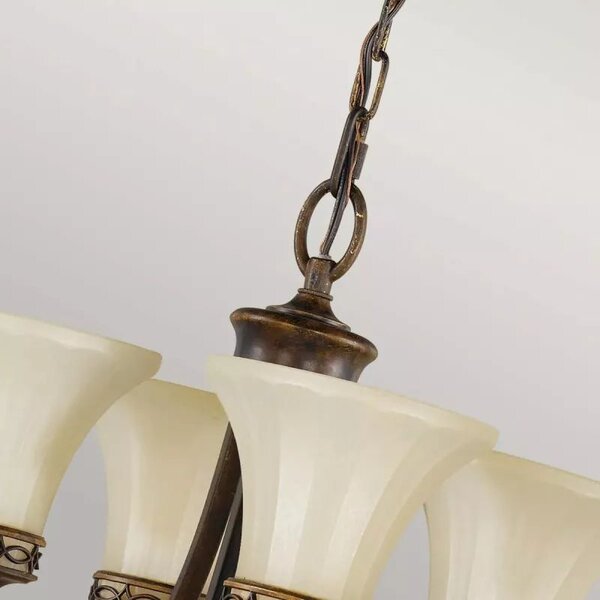 Elstead Lighting Drawing Room závěsné svítidlo 4x100 W hnědá-béžová FE-DRAWING-ROOM4