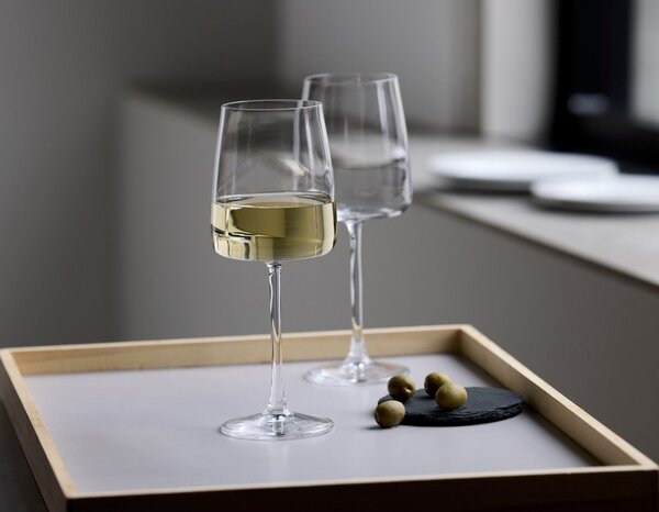 Skleničky v sadě 4 ks na víno 430 ml Zero – Lyngby Glas