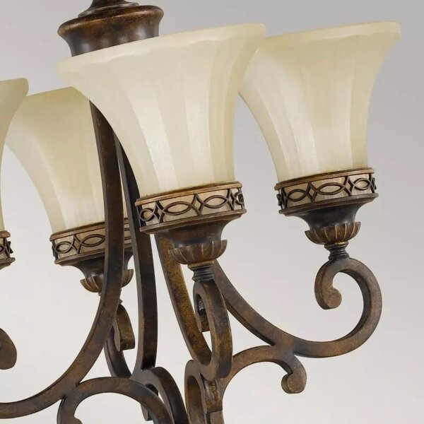 Elstead Lighting Drawing Room závěsné svítidlo 4x100 W hnědá-béžová FE-DRAWING-ROOM4