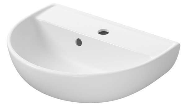 Cersanit Ovida umyvadlo 45.5x36 cm polokulatý klasický bílá lesk K36-030