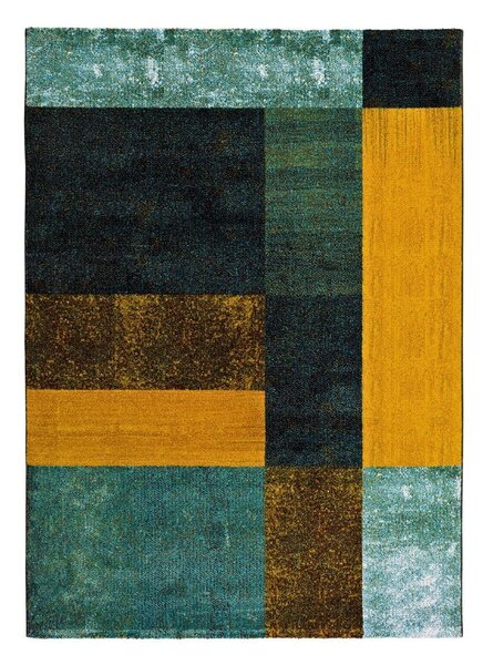 Žlutý/modrý koberec 80x150 cm Pandora Pablo – Universal