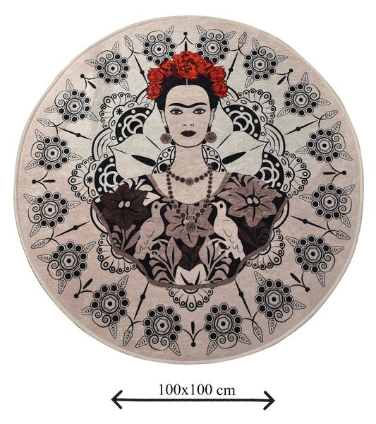 ASIR Koupelnová předložka FRIDA ROUND Frida Kahlo