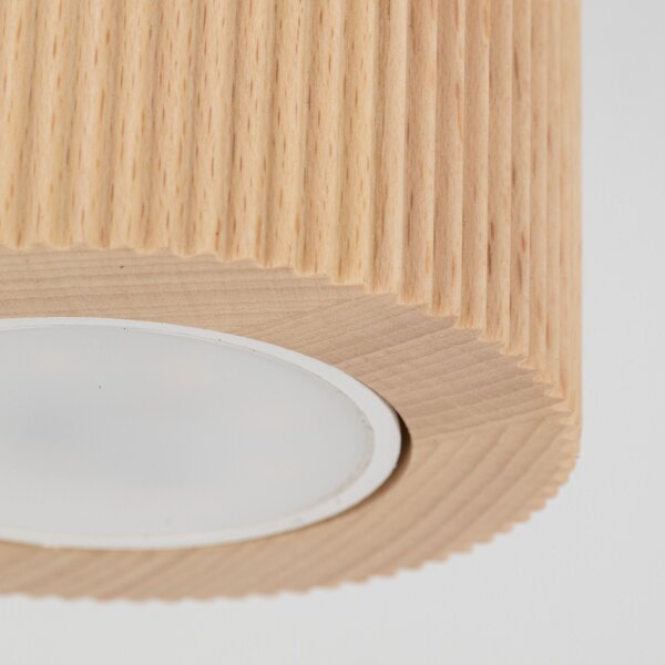 TK Lighting Eve stropní světlo 1x10 W dřevo 11442