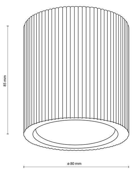 TK Lighting Eve stropní světlo 1x10 W dřevo 11442
