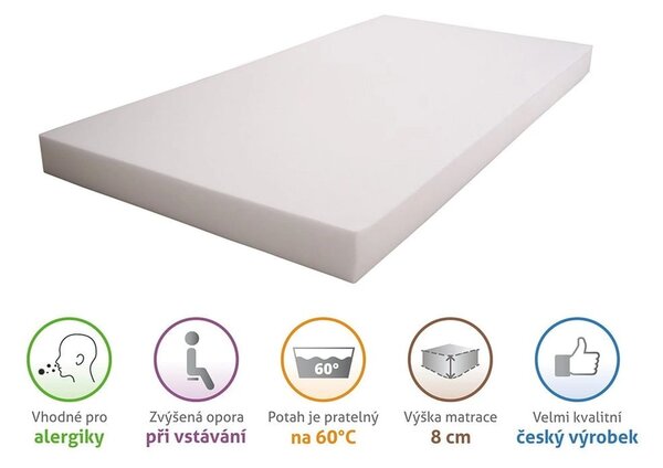 Dětská matrace 60x120 cm Bella Baby – B.E.S
