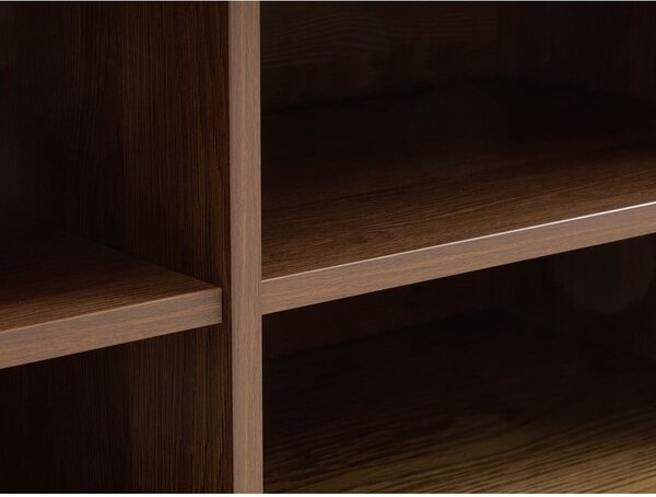 Hnědý TV stolek v dekoru dubu 180x56x45 cm Nola – Unique Furniture