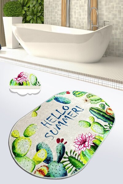 L´essentiel Maison Koupelnová předložka Hello Summer (80 x 100), Vícebarevná