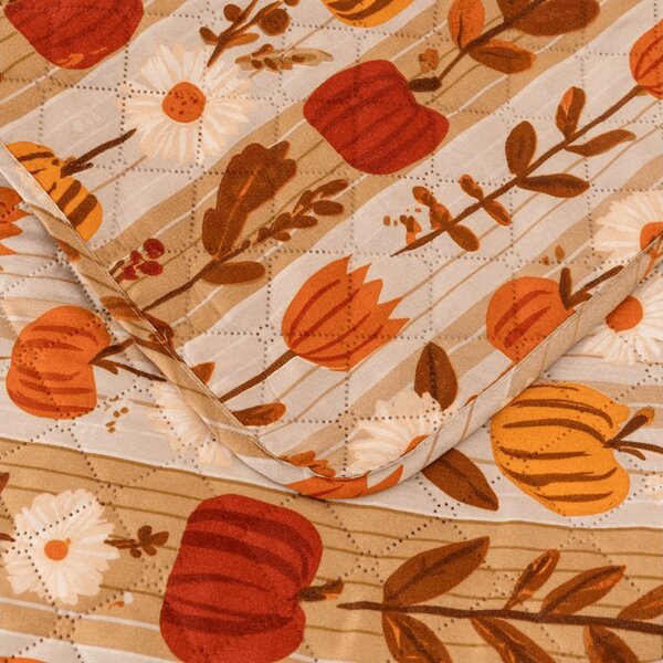Přehoz na postel PUMPKIN STRIPES, barevný Rozměr: 170 x 210 cm