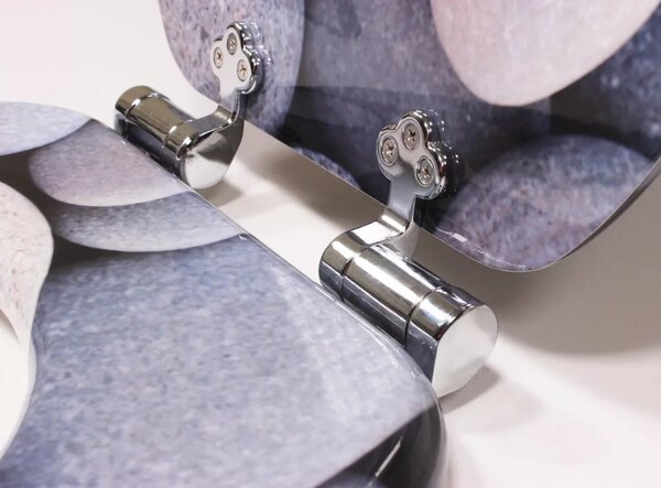 WC sedátko Schütte GREY STONES MDF, Soft Close