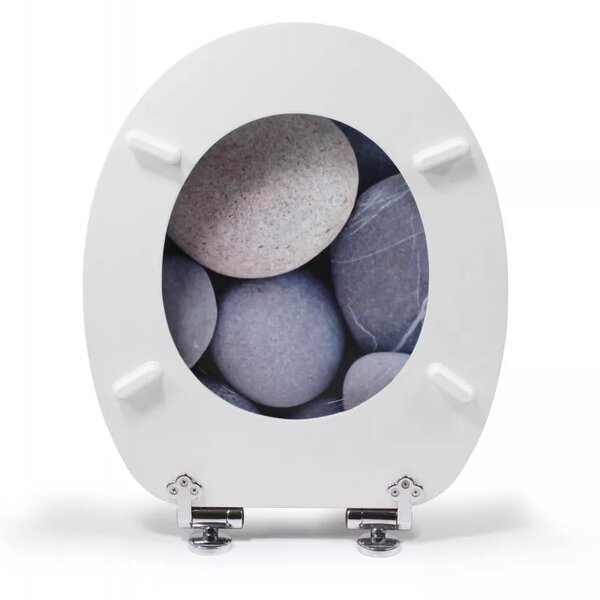 WC sedátko Schütte GREY STONES MDF, Soft Close