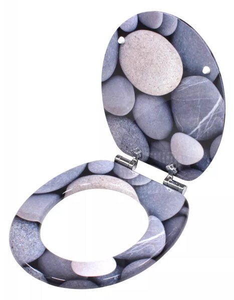 WC sedátko Schütte GREY STONES MDF, Soft Close