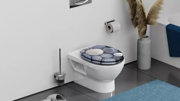 WC sedátko Schütte GREY STONES MDF, Soft Close