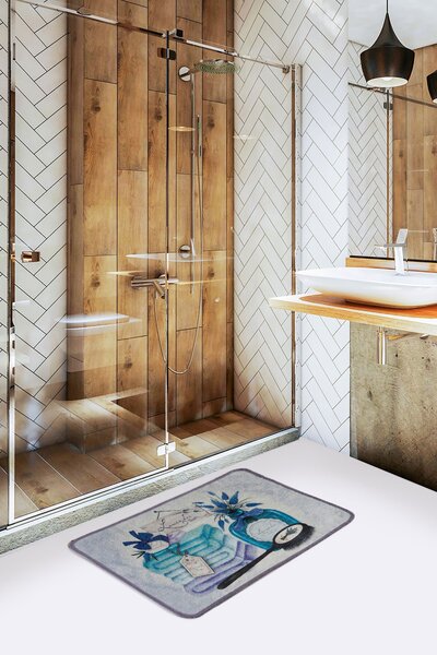 L´essentiel Maison Koupelnová předložka Lavanta Djt (40 x 60), Vícebarevná