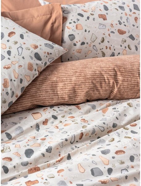 Povlečení na dvoulůžko/prodloužené z bavlny Renforcé 240x220 cm Earth-Inspired Calm – Mila Home Luxury