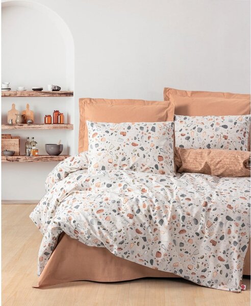 Povlečení na dvoulůžko/prodloužené z bavlny Renforcé 240x220 cm Earth-Inspired Calm – Mila Home Luxury