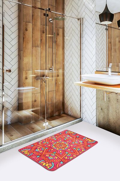 L´essentiel Maison Koupelnová předložka Mandal - Multicolor (40 x 60), Vícebarevná