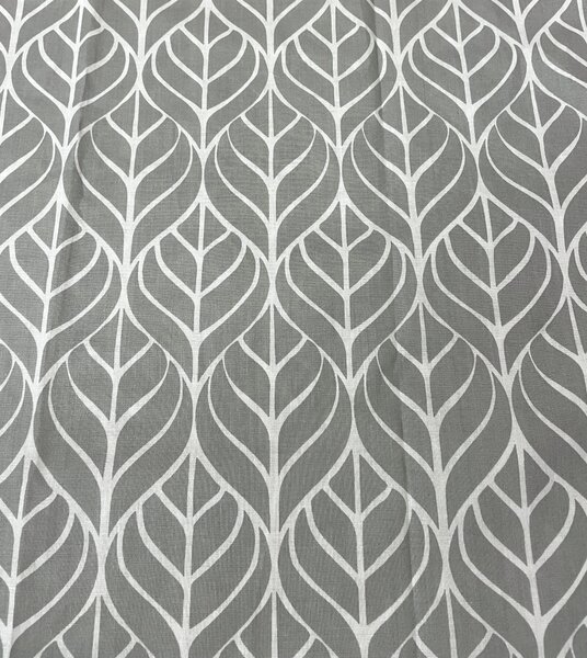 Povlečení bavlněné Leaf šedý 140x200cm+90x70cm