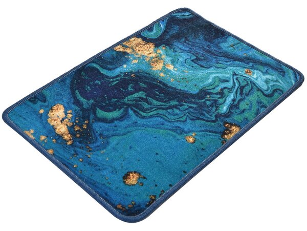 ASIR Koupelnová předložka MARBLING abstraktní tekutý akryl