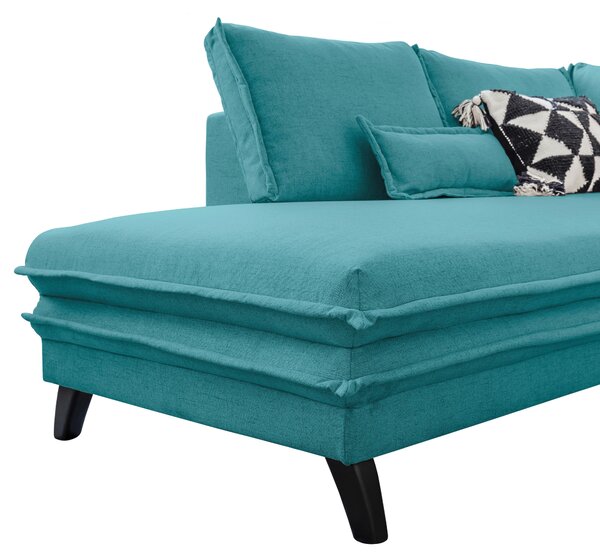 SEDACÍ SOUPRAVA, textil, tyrkysová P & B - Sedací soupravy, Online Only