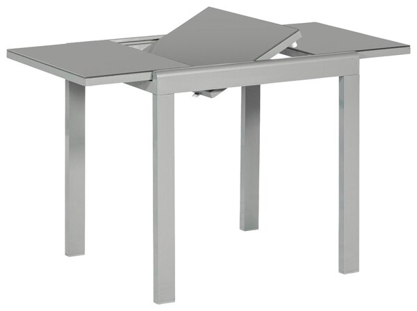 ZAHRADNÍ STŮL, kov, sklo, 80-120/70/75,5 cm Gardenson - Online Only zahradní nábytek, Online Only