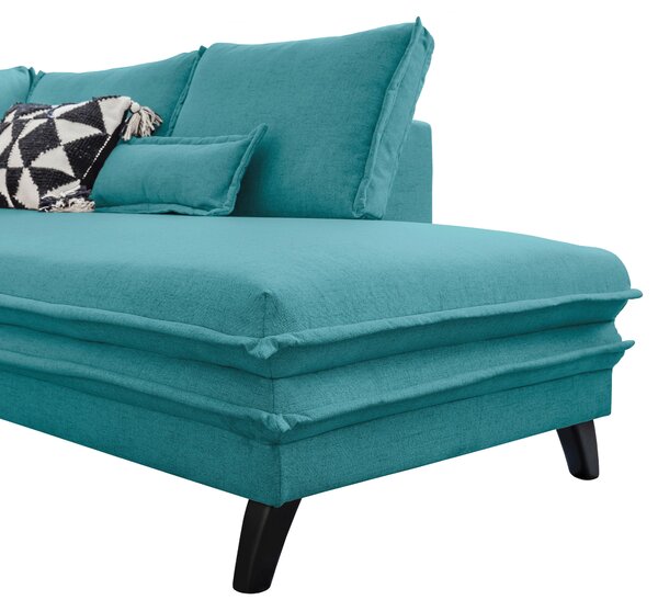 SEDACÍ SOUPRAVA, textil, tyrkysová P & B - Sedací soupravy, Online Only