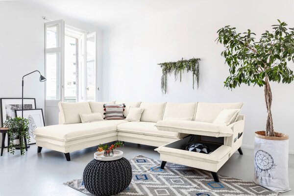 SEDACÍ SOUPRAVA, textil, béžová P & B - Sedací soupravy, Online Only