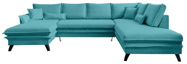 SEDACÍ SOUPRAVA, textil, tyrkysová P & B - Sedací soupravy, Online Only