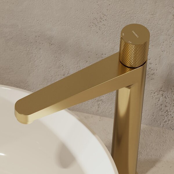 Omnires Contour umyvadlová baterie stojící zlatá CT8012GLB