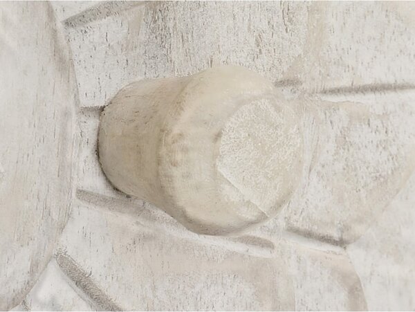 Krémová šatní skříň z mangového dřeva 180x40 cm Kalhana – Støraa